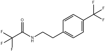 2,2,2-Trifluoro-N-{2-[4-(trifluoromethyl)phenyl]ethyl}acetamide Structure