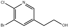 3-Pyridineethanol, 5-bromo-6-chloro- Structure