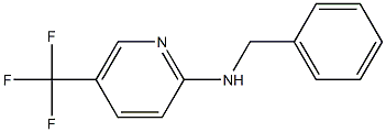 N-benzyl-5-(trifluoromethyl)pyridin-2-amine 구조식 이미지
