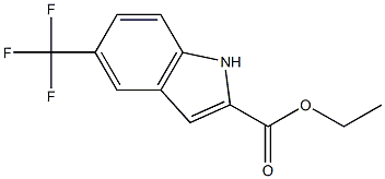 5-Trifluoromethyl-1H-indole-2-carboxylic acid ethyl ester 구조식 이미지