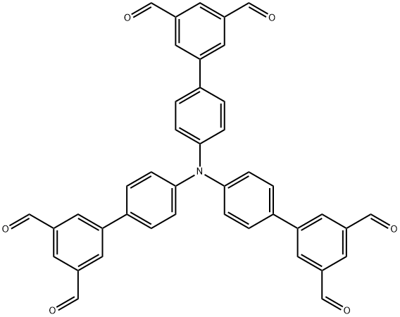 [4',4''',4'''''-Nitrilotris[([1,1'-biphenyl]-3,5-dicarbaldehyde)]] Structure