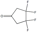 3,3,4,4-tetrafluorocyclopentan-1-one Structure
