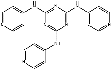 2,4,6-tri(N-(pyrid-4-yl)-amino)-1,3,5-tr iazine 구조식 이미지