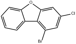 1-bromo-3-chloro-Dibenzofuran Structure
