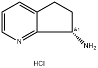 (7S)-6,7-dihydro-5H-cyclopenta[b]pyridin-7-amine hydrochloride 구조식 이미지