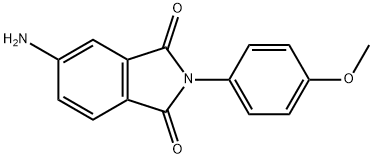 5-amino-2-(4-methoxyphenyl)-2,3-dihydro-1H-isoindole-1,3-dione 구조식 이미지