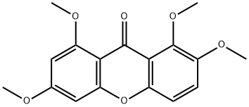 9H-Xanthen-9-one, 1,2,6,8-tetramethoxy- Structure