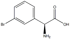 (2S)-2-AMINO-2-(3-BROMOPHENYL)ACETIC ACID Structure