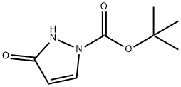 tert-butyl 3-oxo-2,3-dihydro-1H-pyrazole-1-carboxylate Structure