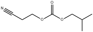 2-cyanoethyl isobutyl carbonate Structure