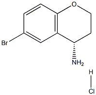 (S)-6-bromochroman-4-amine hydrochloride Structure