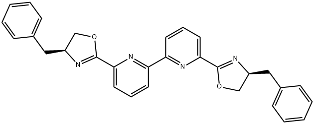 6,6'-bis((S)-4-benzyl-4,5-dihydrooxazol-2-yl)-2,2'-bipyridine 구조식 이미지