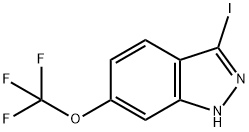 3-IODO-6-(TRIFLUOROMETHOXY)-1H-INDAZOLE Structure
