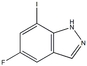 5-fluoro-7-iodo-1H-indazole Structure