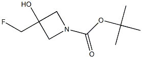 tert-butyl 3-(fluoromethyl)-3-hydroxyazetidine-1-carboxylate Structure