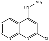 1,8-Naphthyridine, 2-chloro-4-hydrazinyl- Structure