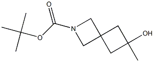 tert-butyl 6-hydroxy-6-methyl-2-azaspiro[3.3]heptane-2-carboxylate Structure