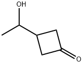 3-(1-hydroxyethyl)cyclobutan-1-one Structure