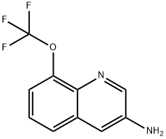 8-(trifluoromethoxy)quinolin-3-amine Structure