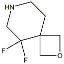 5,5-difluoro-2-oxa-7-azaspiro[3.5]nonane Structure