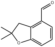 2,2-dimethyl-2,3-dihydro-1-benzofuran-4-carbaldehyde 구조식 이미지