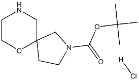 tert-butyl 6-oxa-2,9-diazaspiro[4.5]decane-2-carboxylate hydrochloride Structure