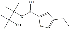 4-Ethylfuran-2-boronic acid pinacol ester 구조식 이미지