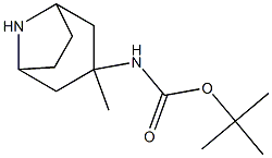 tert-butyl N-{3-methyl-8-azabicyclo[3.2.1]octan-3-yl}carbamate 구조식 이미지