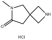 6-methyl-2,6-diazaspiro[3.4]octan-7-one hydrochloride 구조식 이미지