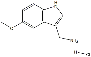 [(5-Methoxy-1h-indol-3-yl)methyl]amine hydrochloride Structure