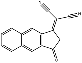 2-(3-oxo-2,3-dihydro-1H-cyclopenta[b]naphthalen-1-ylidene)malononitrile 구조식 이미지