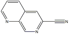 1,7-naphthyridine-6-carbonitrile Structure