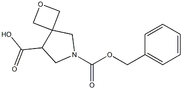 6-((benzyloxy)carbonyl)-2-oxa-6-azaspiro[3.4]octane-8-carboxylic acid Structure