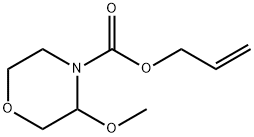 allyl 3-methoxymorpholine-4-carboxylate 구조식 이미지