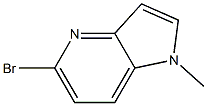 5-bromo-1-methyl-1H-pyrrolo[3,2-b]pyridine 구조식 이미지