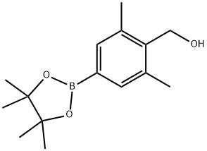 3,5-Dimethyl-4-hydroxymethylphenylboronic acid pinacol ester Structure