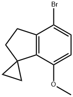 4'-bromo-7'-methoxy-2',3'-dihydrospiro[cyclopropane-1,1'-indene] Structure