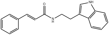trans-N-[2-(3-Indolyl)ethyl]cinnamamide Structure