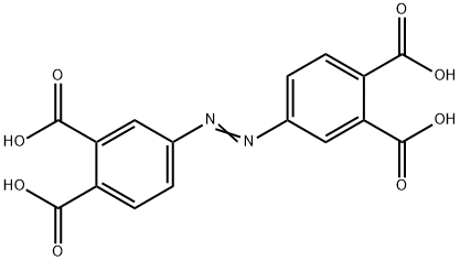 1,2-Benzenedicarboxylic acid, 4,4'-(1,2-diazenediyl)bis- 구조식 이미지