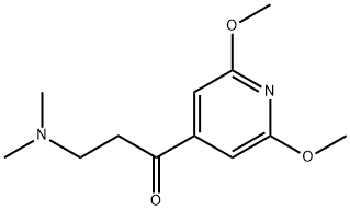 1-(2,6-dimethoxy-4-pyridinyl)-3-(dimethylamino)-1-Propanone 구조식 이미지