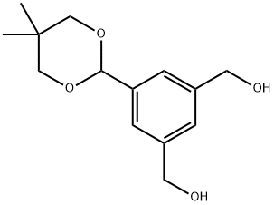 1,3-Benzenedimethanol, 5-(5,5-dimethyl-1,3-dioxan-2-yl)- Structure