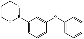 2-(3-Phenoxyphenyl)-1,3,2-dioxaborinane Structure