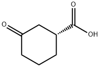 (1R)-3-oxocyclohexane-1-carboxylic acid 구조식 이미지