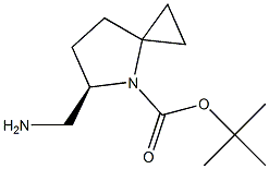 tert-butyl (R)-5-(aminomethyl)-4-azaspiro[2.4]heptane-4-carboxylate Structure