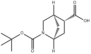 (1S,4R,5R)-2-[(tert-butoxy)carbonyl]-2-azabicyclo[2.2.1]heptane-5-carboxylic acid Structure