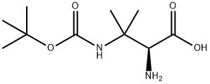 L-Valine, 3-[[(1,1-dimethylethoxy)carbonyl]amino]- Structure