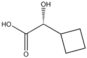 (2R)-2-cyclobutyl-2-hydroxyacetic acid Structure