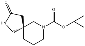 tert-butyl (S)-3-oxo-2,7-diazaspiro[4.5]decane-7-carboxylate Structure