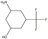 3-amino-5-(trifluoromethyl)cyclohexan-1-ol Structure