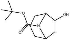 tert-butyl 6-hydroxy-3,8-diazabicyclo[3.2.1]octane-8-carboxylate Structure